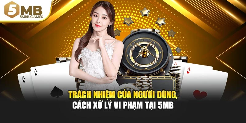 Trách nhiệm của người dùng, cách xử lý vi phạm tại 5MB